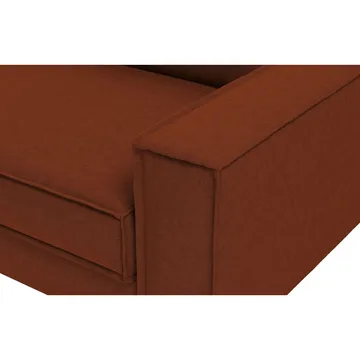 Vilsa 3-sits Soffa - Röd - Möbler - Vardagsrum - Soffor - Sammetssoffor