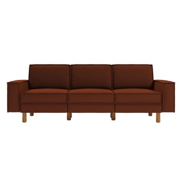 Vilsa 3-sits Soffa - Röd - Möbler - Vardagsrum - Soffor - Sammetssoffor