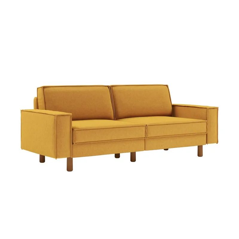 Vilsa 3-sits Soffa - Senapsgul - Möbler - Vardagsrum - Soffor - Sammetssoffor