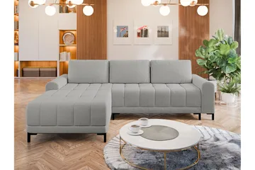 Vilshult Soffa med Divan 3-sits - Ljusgrå - Möbler - Vardagsrum - Soffor - Divansoffa & schäslong
