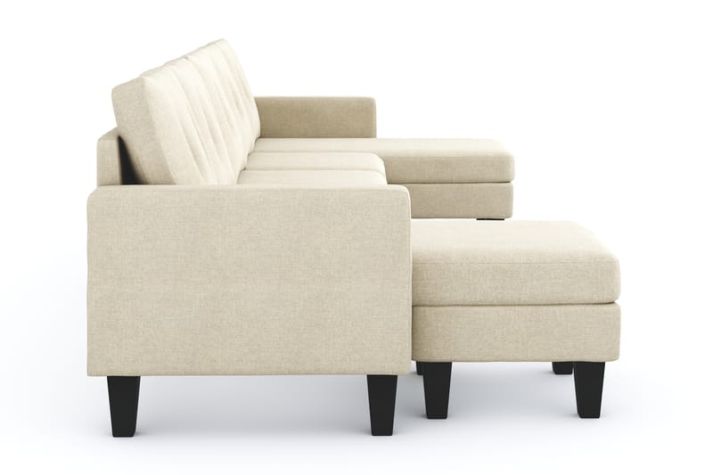 Vislanda 5-sits Soffa med Dubbeldivan - Beige - Möbler - Vardagsrum - Soffor - U-soffor