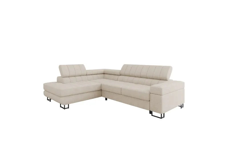 Warwick Soffa med Schäslong 3-sits, Beige