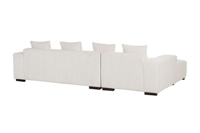 Westerfeld 4-sits Vänster L-formad Hörnsoffa 285 cm i Manchestertyg - Vit - Möbler - Vardagsrum - Soffor - Divansoffa & schäslong