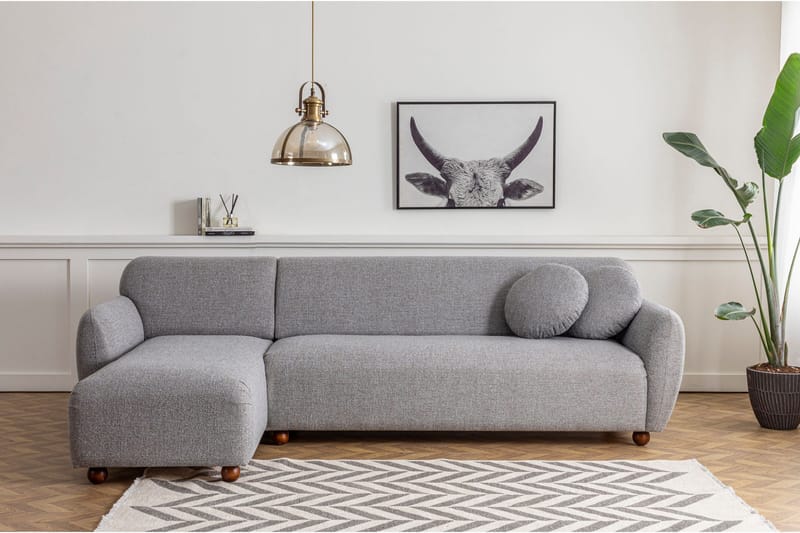 Whitecliffs Divansoffa 3-sits - Grå - Möbler - Vardagsrum - Soffor - Divansoffa & schäslong