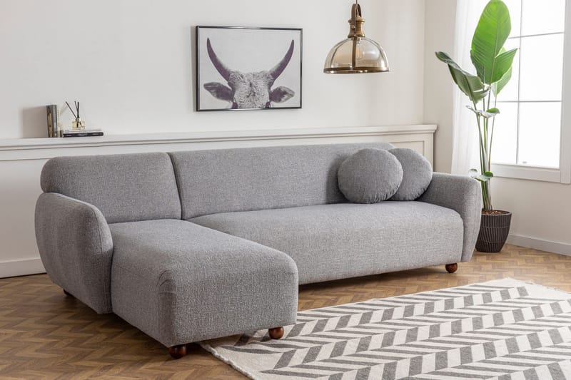 Whitecliffs Divansoffa 3-sits - Grå - Möbler - Vardagsrum - Soffor - Divansoffa & schäslong