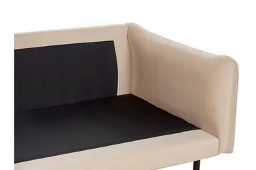 Woodal Soffa 3-sits - Beige/Svart - Möbler - Vardagsrum - Soffor - Sammetssoffor