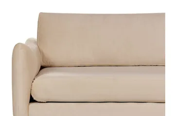 Woodal Soffa 3-sits - Beige/Svart - Möbler - Vardagsrum - Soffor - Sammetssoffor