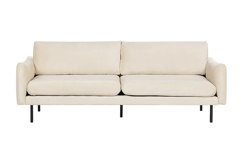 Woodal Soffa 3-sits, Beige/Svart