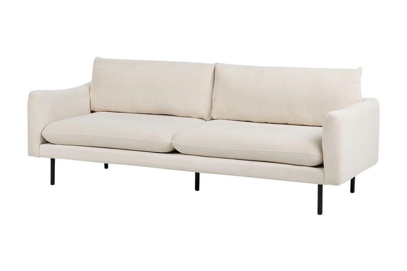 Woodal Soffa 3-sits - Beige/Svart - Möbler - Vardagsrum - Soffor - 3-sits soffor