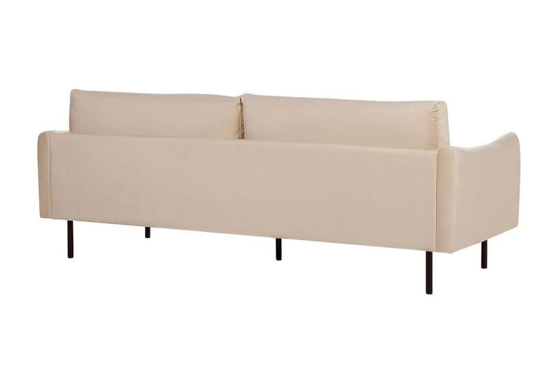 Woodal Soffa 3-sits - Beige/Svart - Möbler - Vardagsrum - Soffor - Sammetssoffor