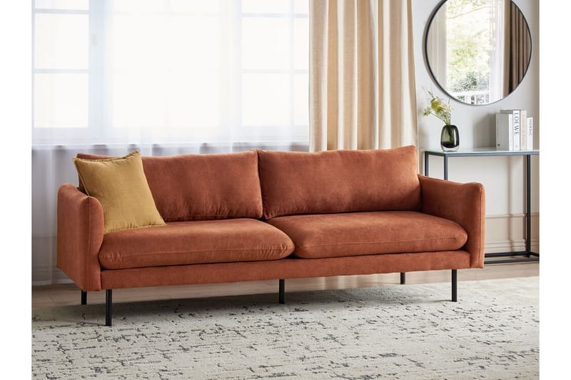Woodal Soffa 3-sits - Brun/Svart - Möbler - Vardagsrum - Soffor - 3-sits soffor