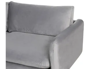 Woodal Soffa 3-sits - Grå/Svart - Möbler - Vardagsrum - Soffor - Sammetssoffor