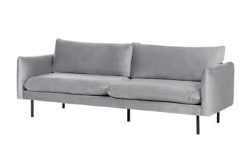 Woodal Soffa 3-sits - Grå/Svart - Möbler - Vardagsrum - Soffor - Sammetssoffor