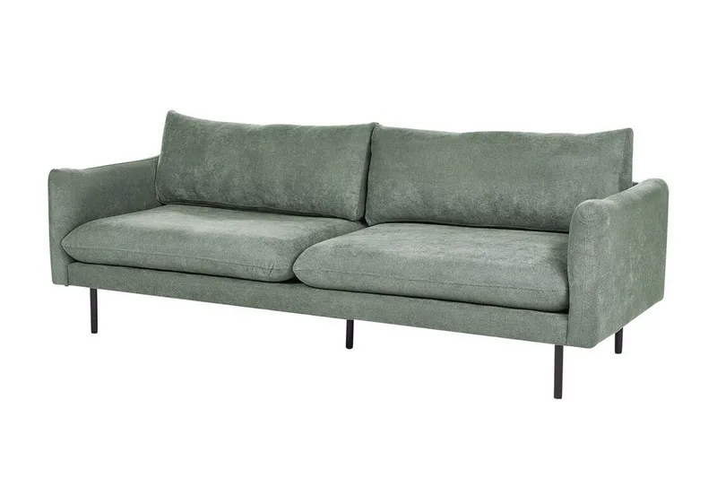 Woodal Soffa 3-sits - Grön/Svart - Möbler - Vardagsrum - Soffor - 3-sits soffor