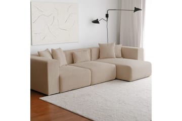 Yolo Soffa med Divan 6-sits - Beige - Möbler - Vardagsrum - Soffor - Divansoffa & schäslong