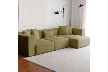 Yolo Soffa med Divan 6-sits - Khaki - Möbler - Vardagsrum - Soffor - Divansoffa & schäslong