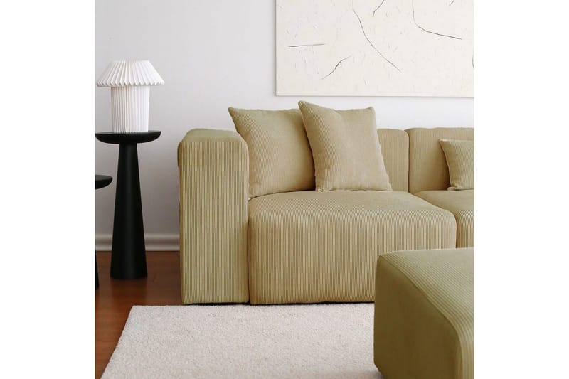 Yolo Soffa med Divan 6-sits - Khaki - Möbler - Vardagsrum - Soffor - Divansoffa & schäslong