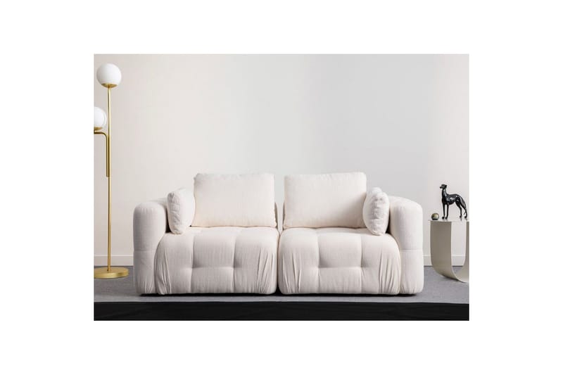 Yvara Soffa 2-sits - Beige - Möbler - Vardagsrum - Soffor - Modulsoffor - Komplett modulsoffa