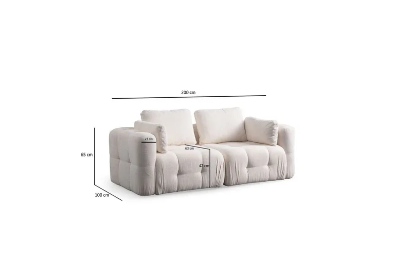 Yvara Soffa 2-sits - Beige - Möbler - Vardagsrum - Soffor - 2-sits soffor