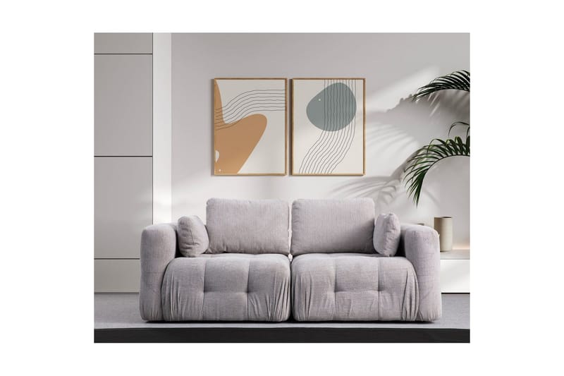 Yvara Soffa 2-sits, Ljusgrå