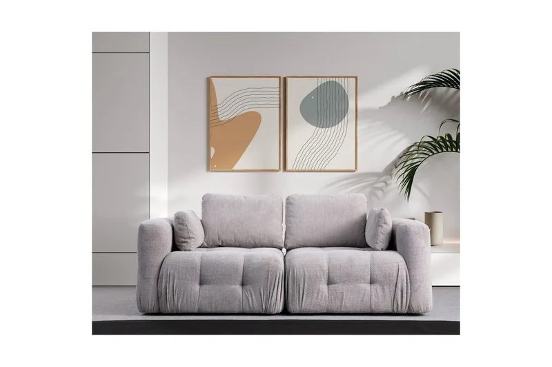 Yvara Soffa 2-sits, Ljusgrå