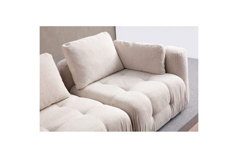 Yvara Soffa 3-sits - Beige - Möbler - Vardagsrum - Soffor - Modulsoffor - Komplett modulsoffa