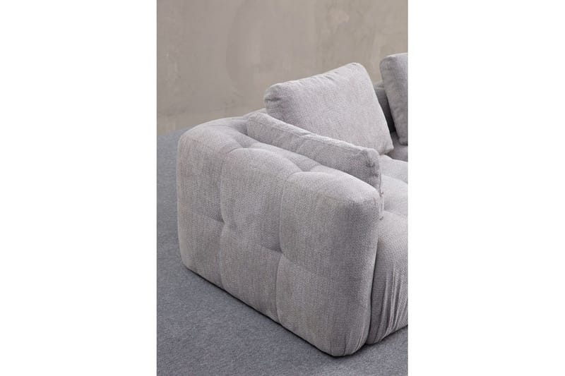 Yvara Soffa 3-sits - Grå - Möbler - Vardagsrum - Soffor - Modulsoffor - Komplett modulsoffa