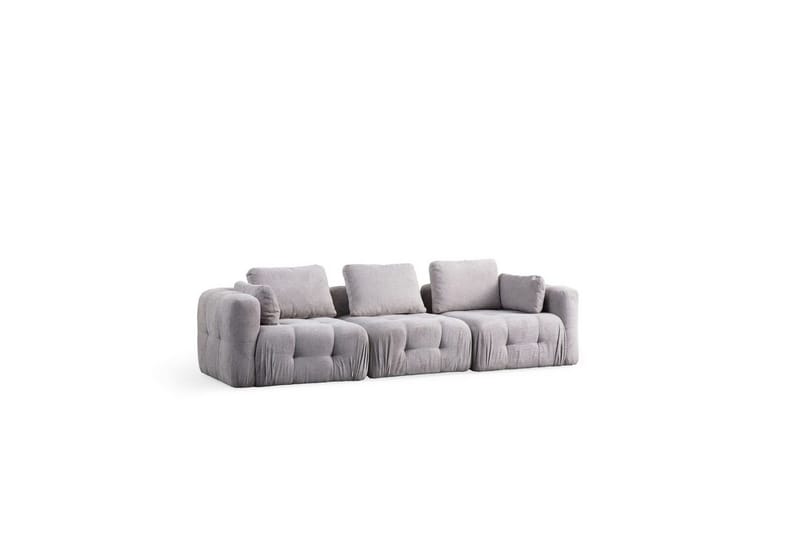Yvara Soffa 3-sits - Grå - Möbler - Vardagsrum - Soffor - Modulsoffor - Komplett modulsoffa