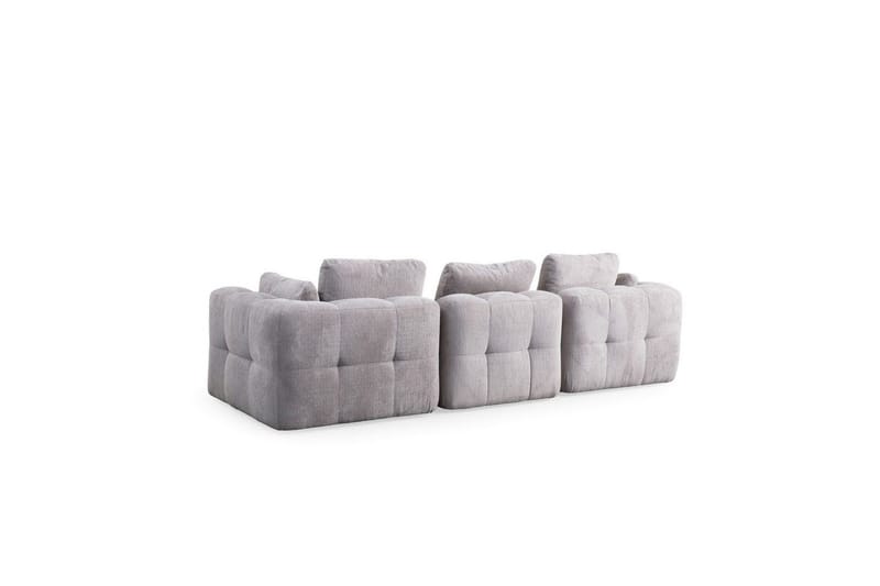 Yvara Soffa 3-sits - Grå - Möbler - Vardagsrum - Soffor - Modulsoffor - Komplett modulsoffa