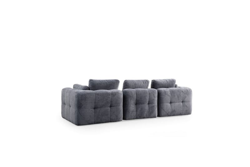 Yvara Soffa 3-sits - Grå - Möbler - Vardagsrum - Soffor - Modulsoffor - Komplett modulsoffa
