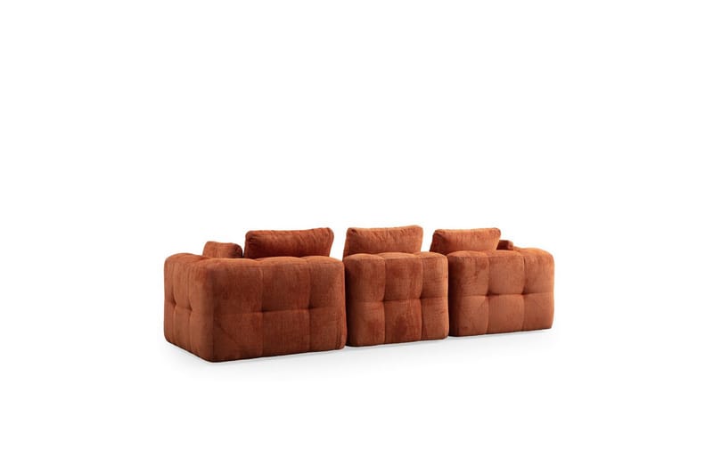 Yvara Soffa 3-sits - Orange - Möbler - Vardagsrum - Soffor - 3-sits soffor