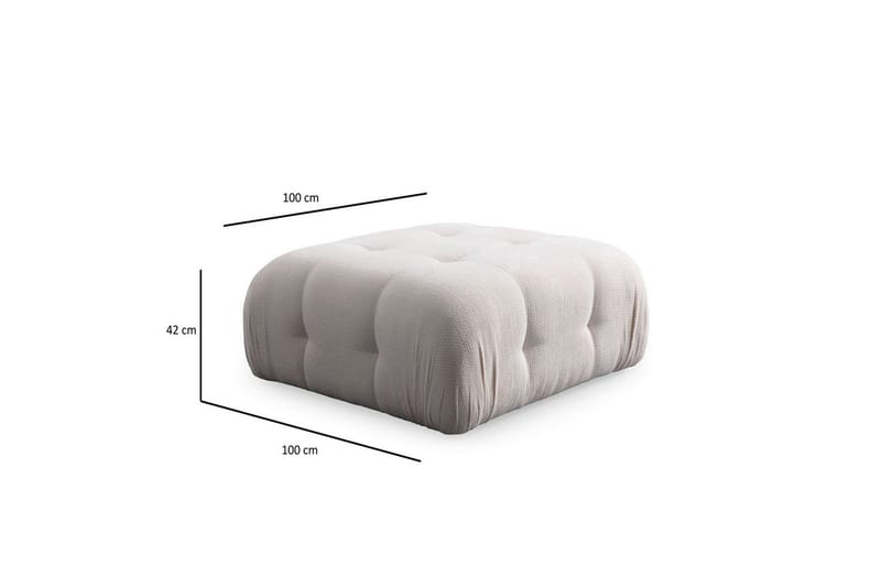Yvara Soffa med Divan 2-sits - Beige - Möbler - Vardagsrum - Soffor - Modulsoffor - Komplett modulsoffa
