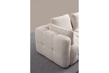 Yvara Soffa med Divan 2-sits - Beige - Möbler - Vardagsrum - Soffor - Modulsoffor - Komplett modulsoffa