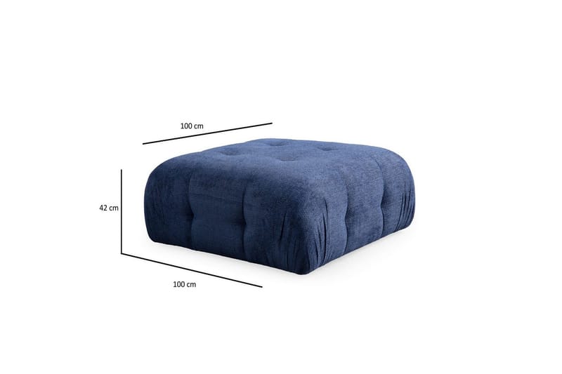 Yvara Soffa med Divan 2-sits - Marinblå - Möbler - Vardagsrum - Soffor - Divansoffa & schäslong