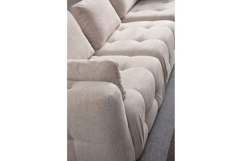 Yvara Soffa med Divan 4-sits - Beige - Möbler - Vardagsrum - Soffor - Divansoffa & schäslong