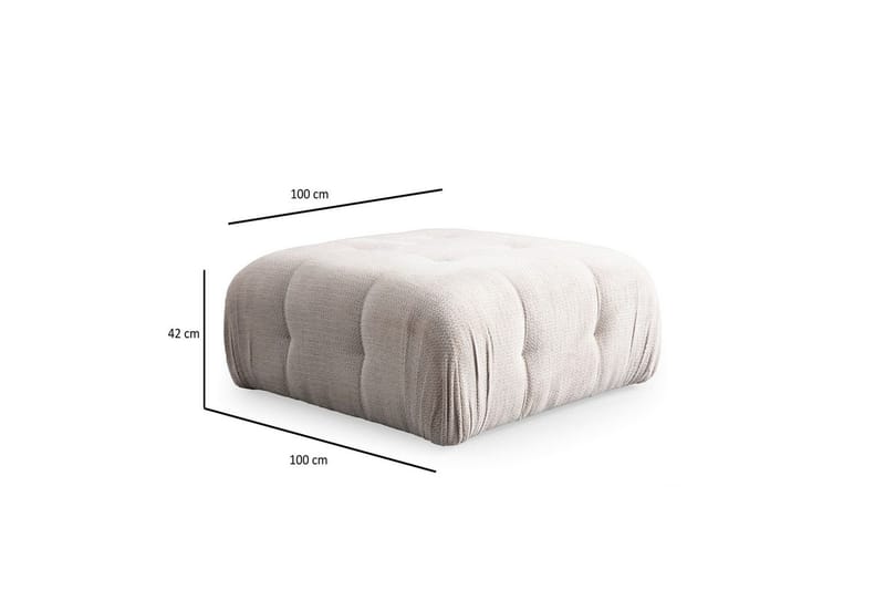 Yvara Soffa med Divan 4-sits - Beige - Möbler - Vardagsrum - Soffor - Divansoffa & schäslong