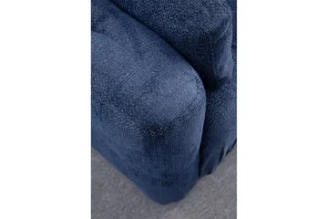 Yvara Soffa med Divan 4-sits - Blå - Möbler - Vardagsrum - Soffor - Modulsoffor - Komplett modulsoffa