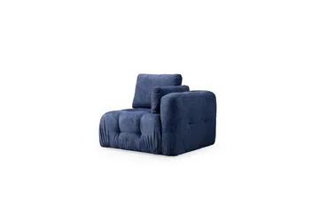 Yvara Soffa med Divan 4-sits - Blå - Möbler - Vardagsrum - Soffor - Modulsoffor - Komplett modulsoffa