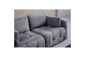 Yvara Soffa med Divan 4-sits - Grå - Möbler - Vardagsrum - Soffor - Modulsoffor - Komplett modulsoffa