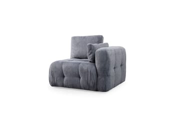 Yvara Soffa med Divan 4-sits - Grå - Möbler - Vardagsrum - Soffor - Modulsoffor - Komplett modulsoffa