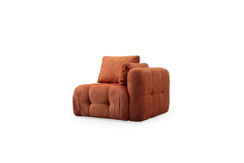 Yvara Soffa med Divan 4-sits - Orange - Möbler - Vardagsrum - Soffor - Divansoffa & schäslong