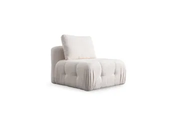 Yvara Soffa med Divan 4-sits - Vit - Möbler - Vardagsrum - Soffor - Modulsoffor - Komplett modulsoffa