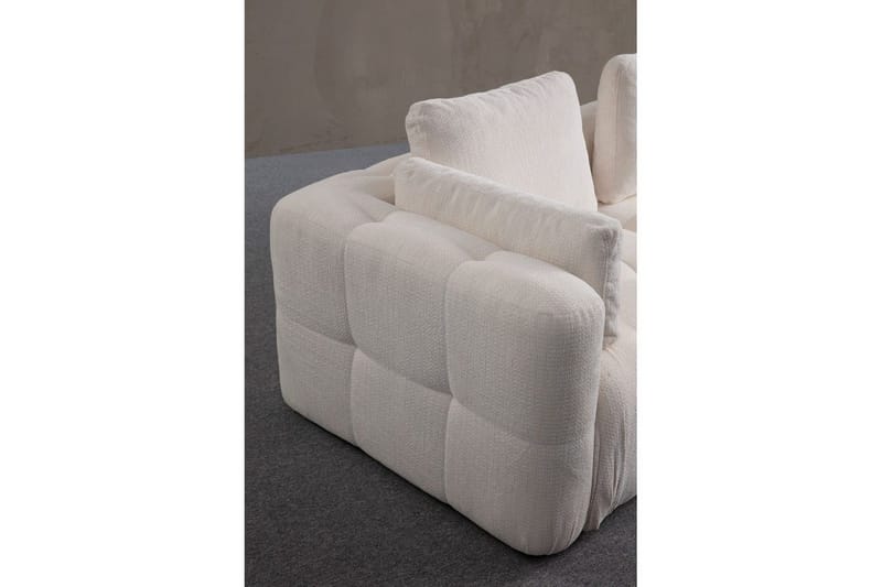 Yvara Soffa med Divan 4-sits - Vit - Möbler - Vardagsrum - Soffor - Divansoffa & schäslong