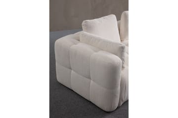 Yvara Soffa med Divan 4-sits - Vit - Möbler - Vardagsrum - Soffor - Modulsoffor - Komplett modulsoffa