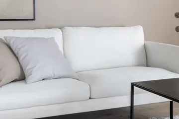 Zoom 2-sits Soffa - Vit - Möbler - Vardagsrum - Soffor - 2-sits soffor
