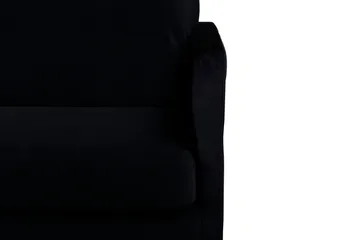 Zoom 3-sits Soffa i Sammet - Svart - Möbler - Vardagsrum - Soffor - Sammetssoffor