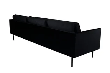 Zoom 3-sits Soffa i Sammet - Svart - Möbler - Vardagsrum - Soffor - Sammetssoffor