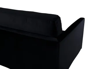 Zoom 3-sits Soffa i Sammet - Svart - Möbler - Vardagsrum - Soffor - Sammetssoffor
