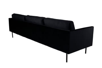 Zoom 3-sits Soffa Sammet - Svart - Möbler - Vardagsrum - Soffor - Sammetssoffor