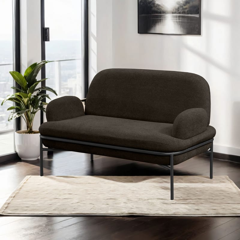 Zyricus 2-sits Soffa Teddy - Antracit - Möbler - Vardagsrum - Soffor - 2-sits soffor